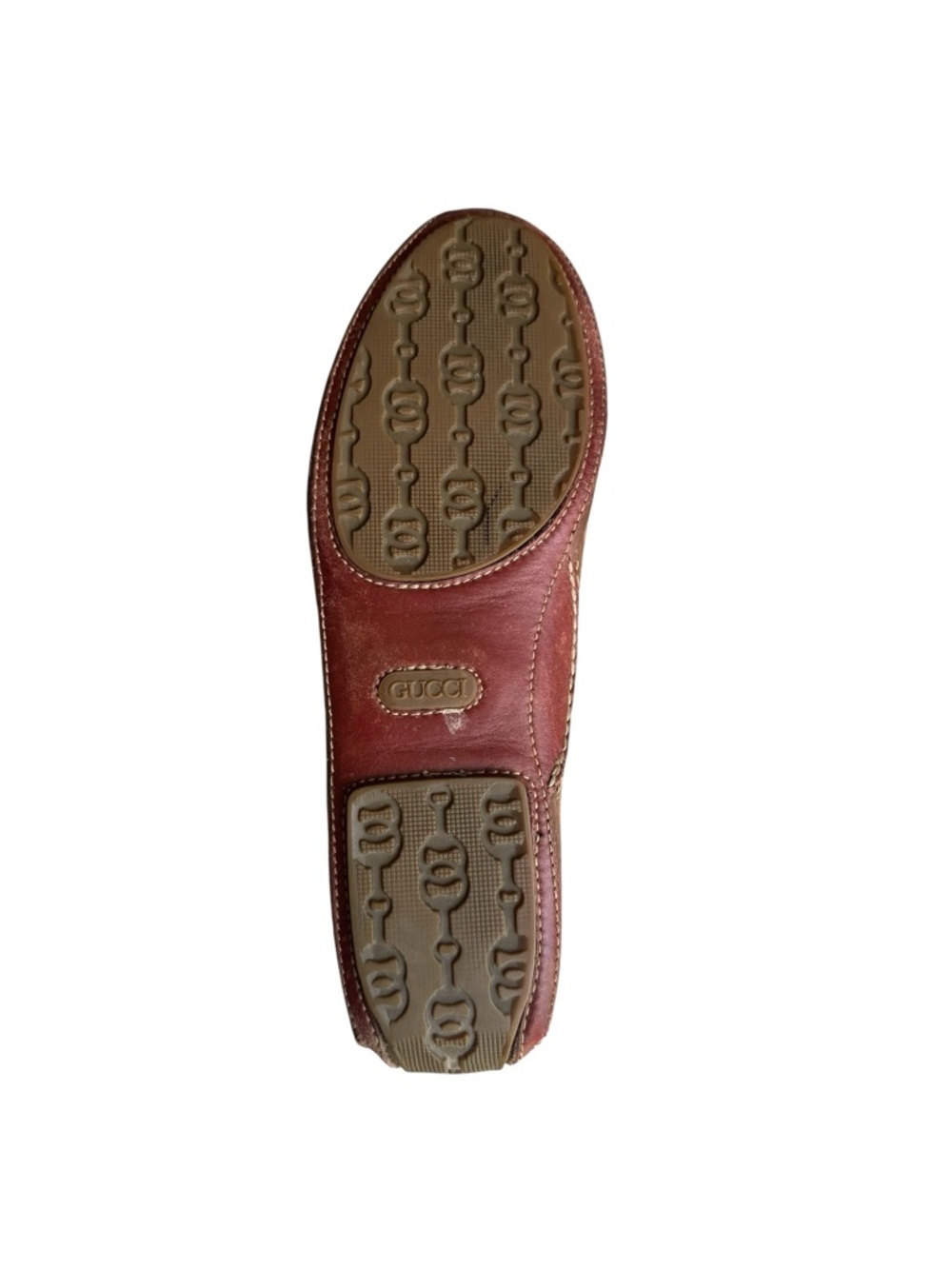 GUCCI Horsebit Driver Shoes Brown Suede Loafers - Picture 14 of 15